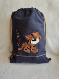 Kindergartentasche Kindergartenrucksack Boho Tiger Kinderrucksack Kindertasche Turnbeutel mit Name