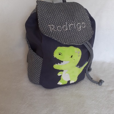 Kindergartentasche Kindergartenrucksack Boho Löwe Kinderrucksack Kindertasche personalisiert mit Na