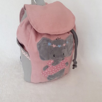 Kindergartentasche Kindergartenrucksack Boho Elefant mint Kinderrucksack Kindertasche