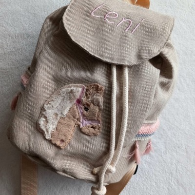 Kindergartentasche Kindergartenrucksack Boho Pferd Mädchen Kinderrucksack Kindertasche Pferd