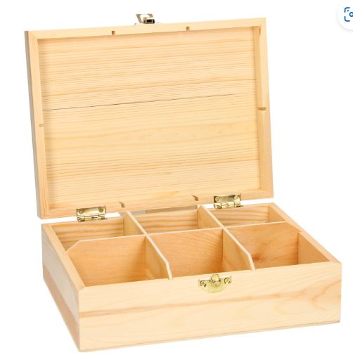 Teebox für die beste Mama, Geschenk für den Muttertag, aus Holz, mit bunten Aufdruck, liebevolle