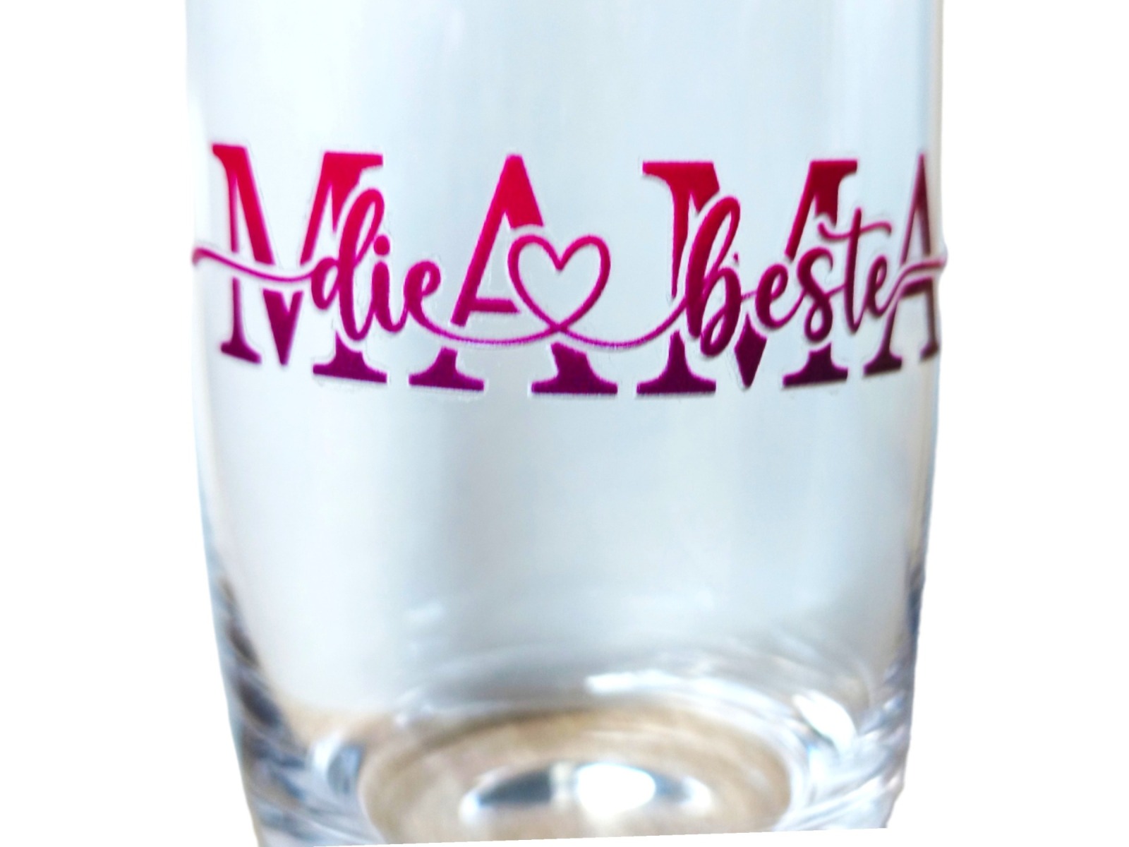 Das perfekte Trinkglas für die beste Mama - Ideales Geschenk zum Muttertag