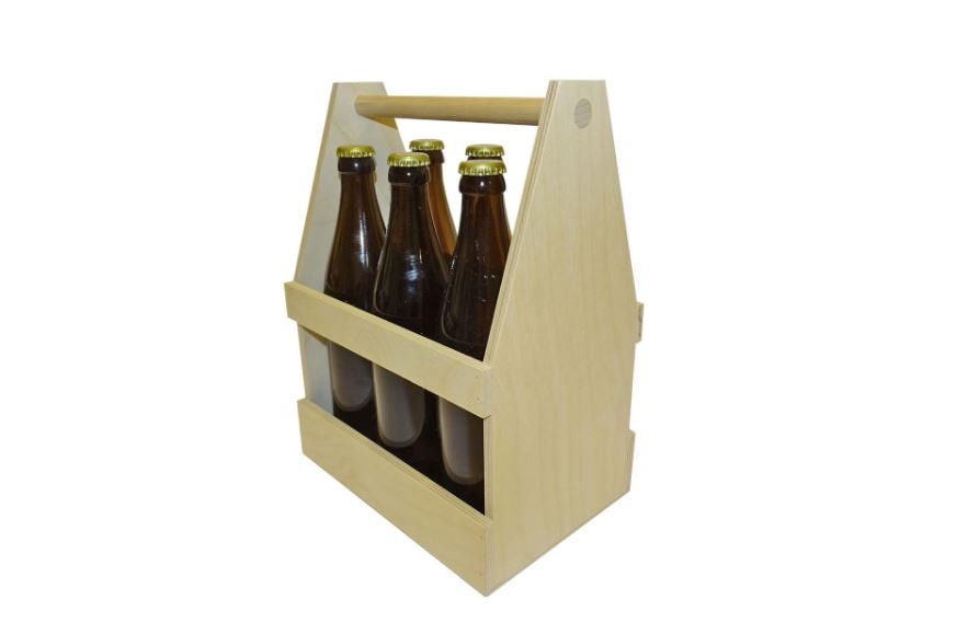 Bierträger, Flaschenträger, Sixbox, Männerhandtasche, Werkzeugkasten, Trägerbox, für 6x 0,5 l