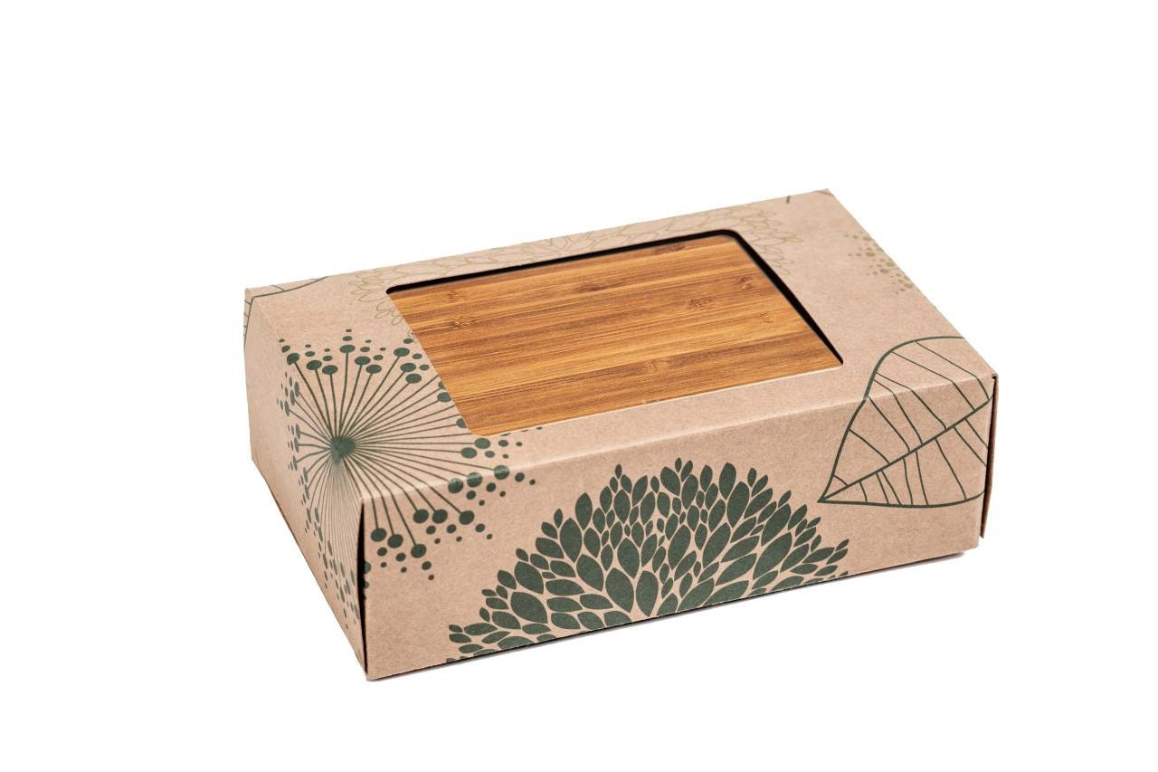Lunchbox mit Bambus- oder Buchenholzdeckel, personalisiert, Wunschgravur, mit Trennsteg, Feuerwehr 3