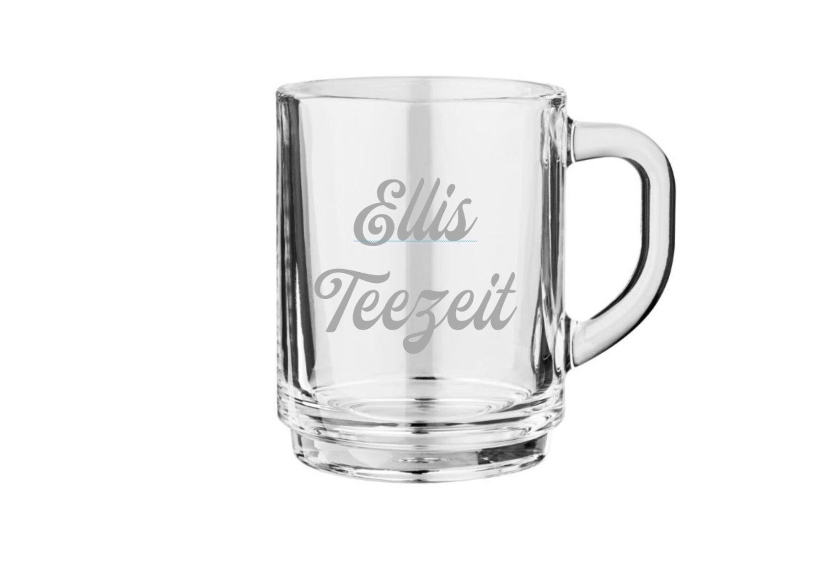 Teeglas personalisiert mit deinem Wunschnamen, persönliches Geschenk für Teetrinker 3