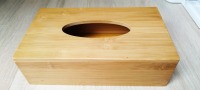 Personalisierte Bambus Taschentuchbox, Kosmetiktuch Box, mit Aufdruck, auf Wunsch auch mit Gravur,