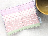 Teebeuteletui | pink und rot | Heft für Teebeutel | verspielt | Rosen und Streifen | Tassenmotiv |