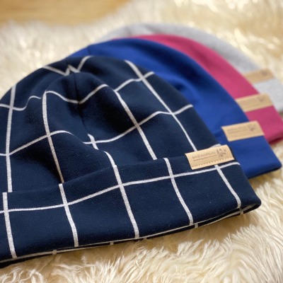 Beanie Sandhem, kann individuell gestaltet werden , smalandkids, verschiedene Muster, Mütze