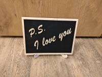 P.S. I love you | Tafel