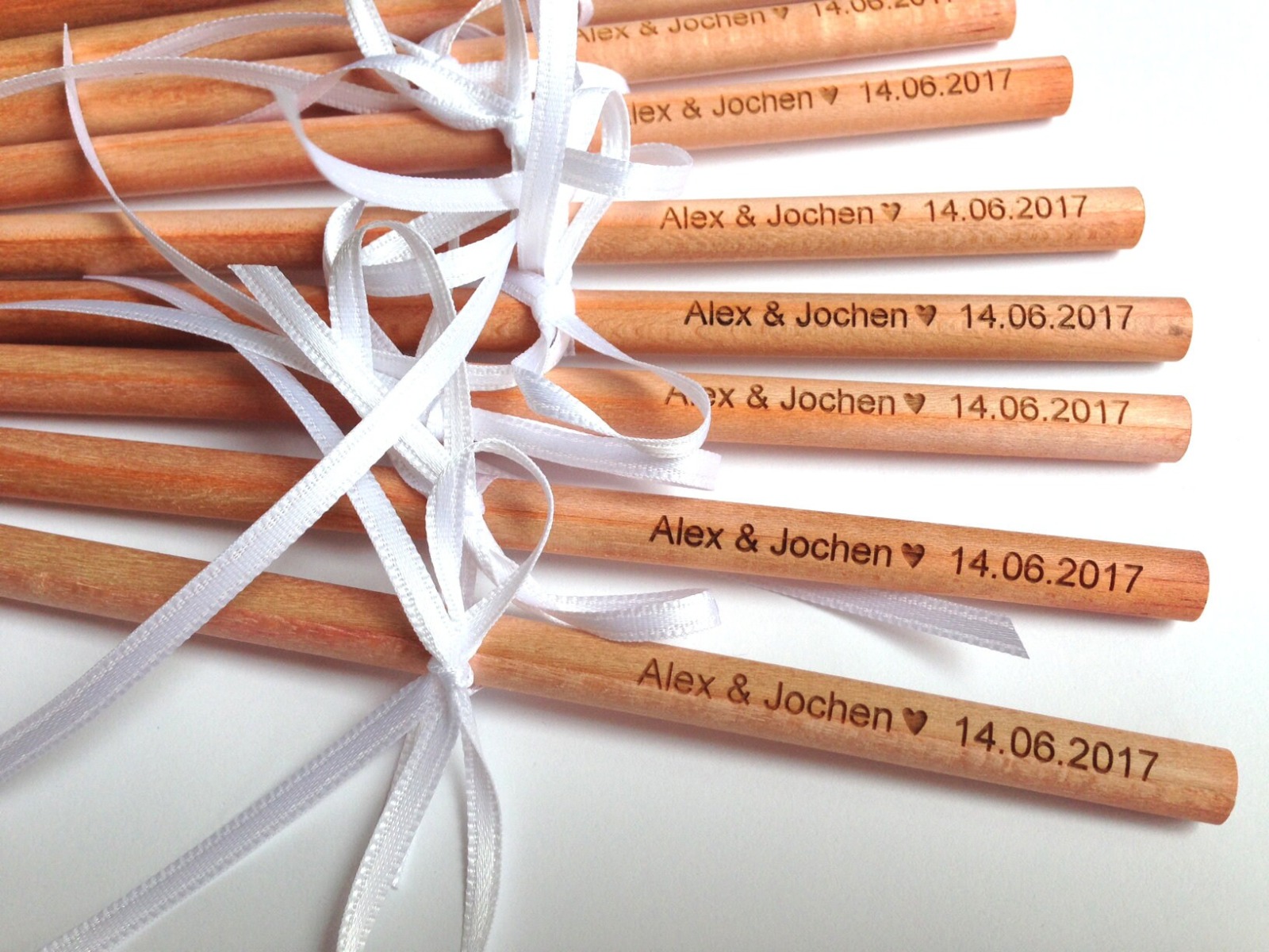 25 Bleistifte mit Gravur