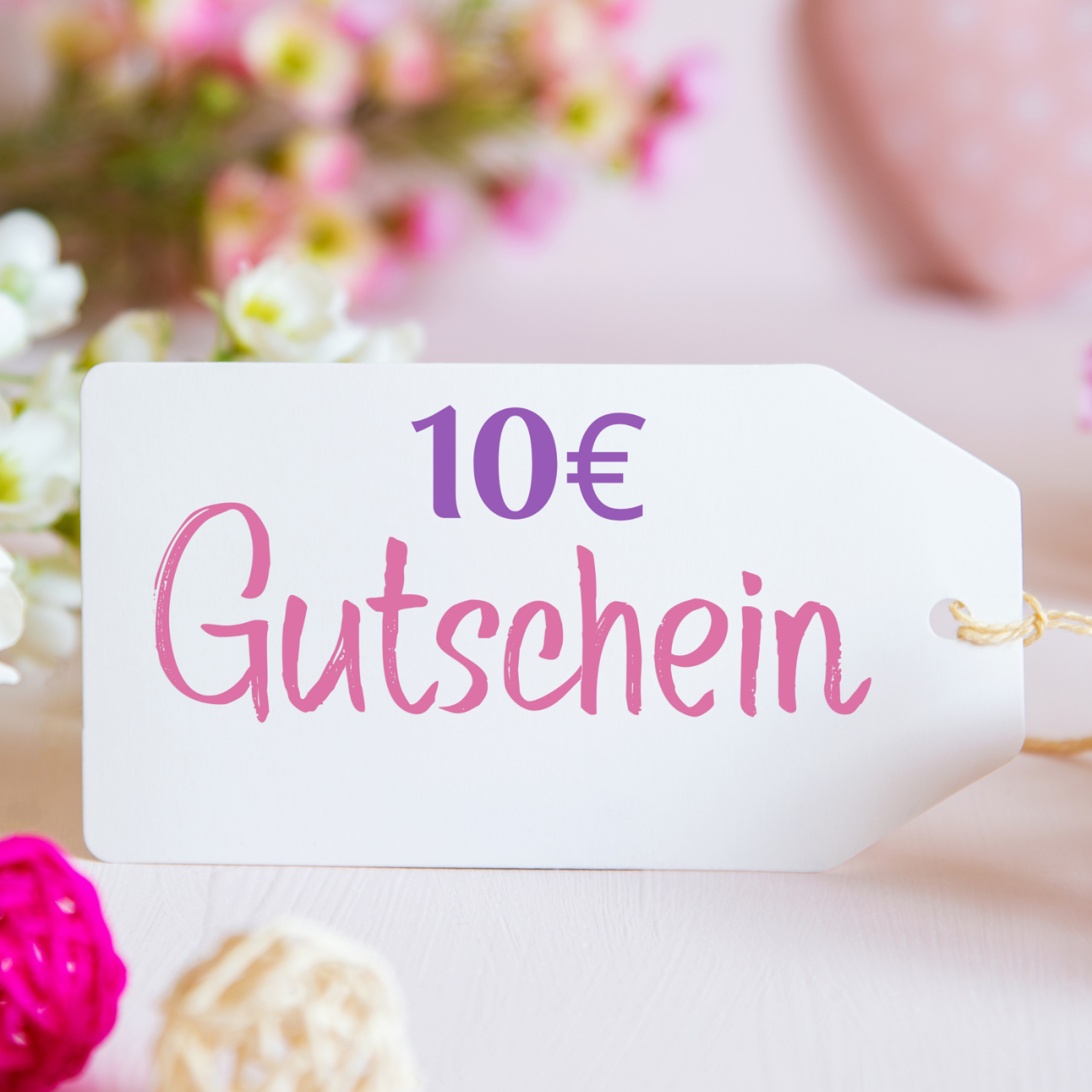 10 Gutschein zum verschenken oder selbst einlösen