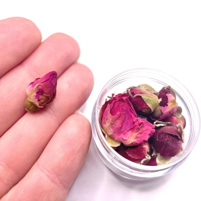 Kleine getrocknete Rosenknospen, Resin Füllmaterial, echte getrocknete Rosenblüten, Blumen