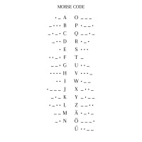 Personalisiertes Morsecode Armband Buchstaben 6