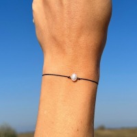 Armband mit Muschel Süßwasserperle 3