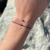 Personalisiertes Morsecode Armband Buchstaben 6