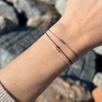 Personalisiertes Morsecode Armband Buchstaben 7