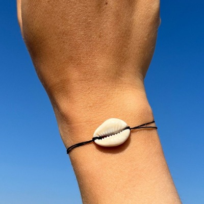 Armband mit Muschel Süßwasserperle - 3 Varianten
