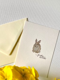 Postkarte Frohe Ostern | Osterkarte | Postkarte mit Hase | Osterhase | Ostergrüße | Karte für