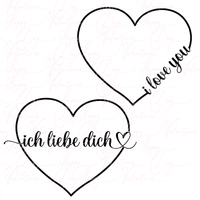 Datei - Herzen ich liebe dich + I love you
