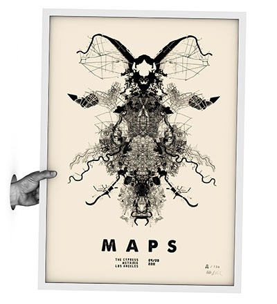 MAPS - 50 x 70 Siebdruck