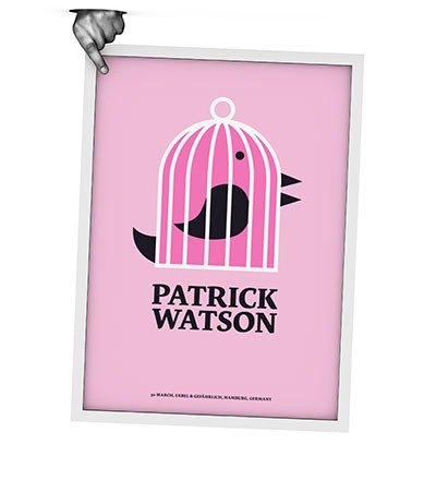 PATRICK WATSON - A2 Siebdruck