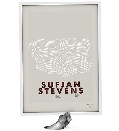 SUFJAN STEVENS - 50 x 70 Siebdruck
