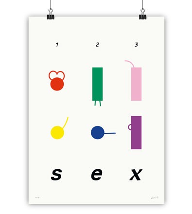 SEX - Kunstdruck