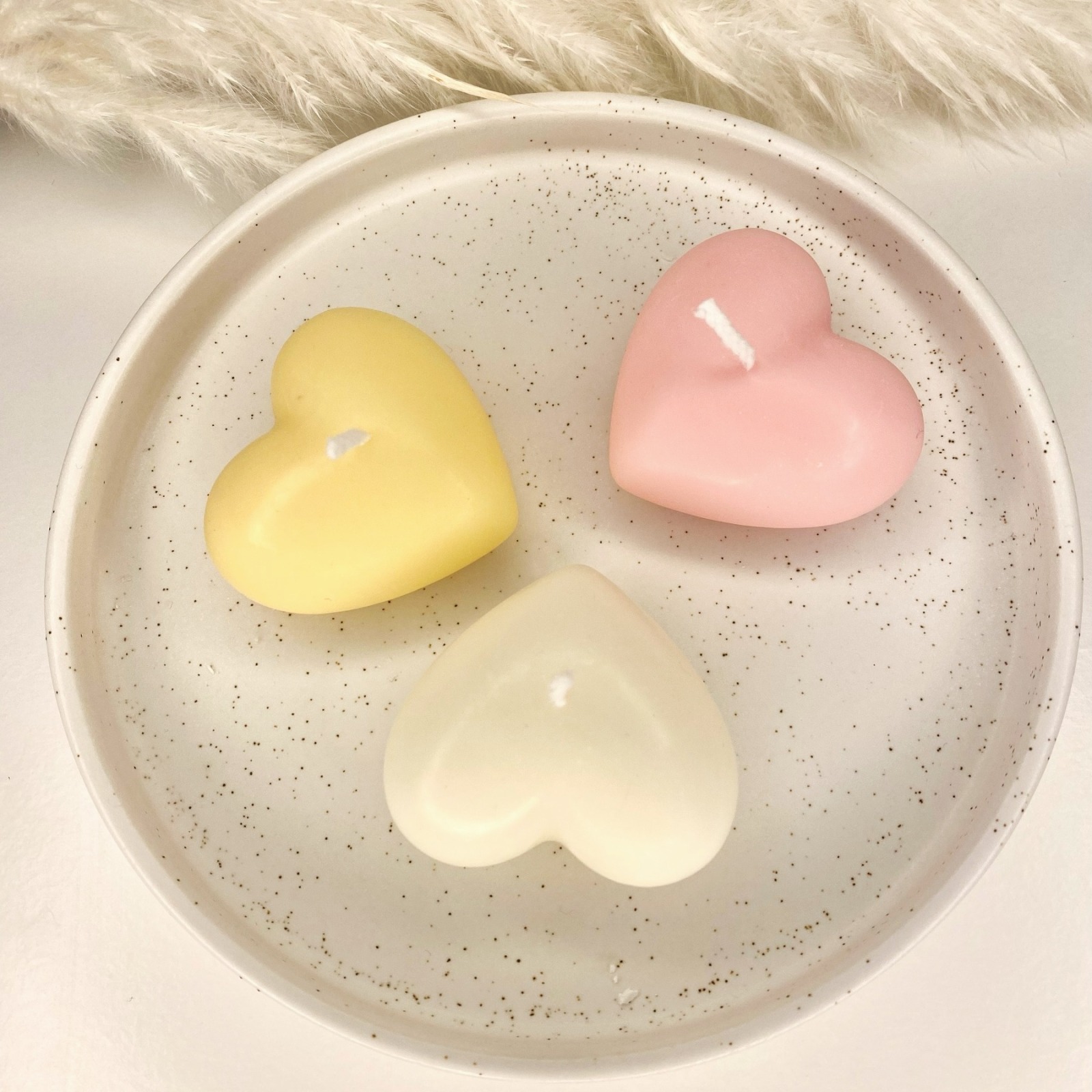 Candle BABY HEART 3er SET