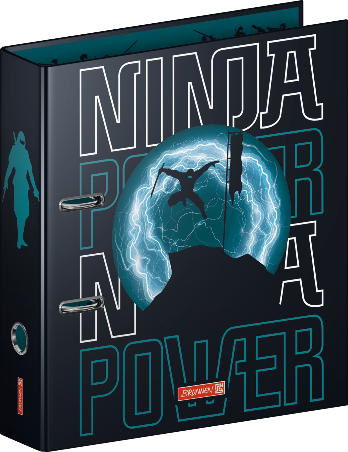 BRUNNEN Ordner, Ninja Power, 70 mm, DIN A4