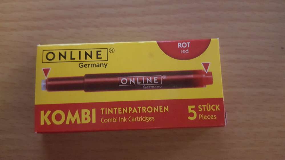 Online Kombi Tintenpatrone Rot 5er