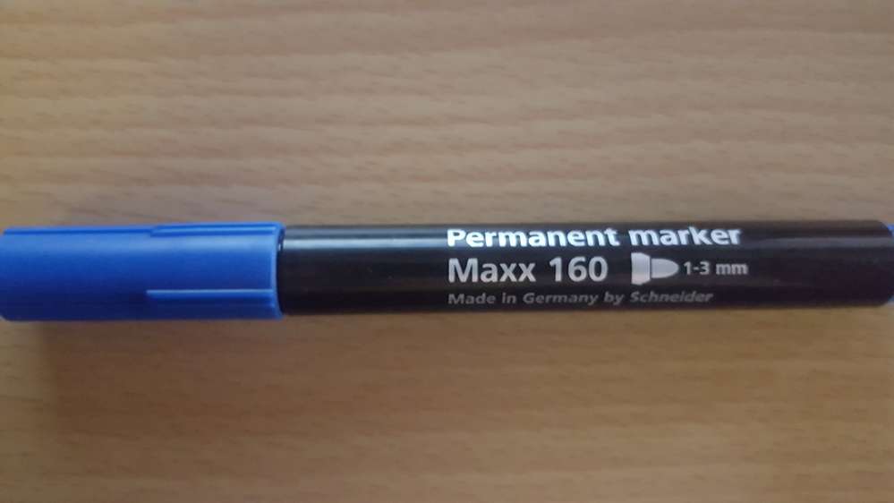 Permanent Marker Schneider Maxx 160, blau