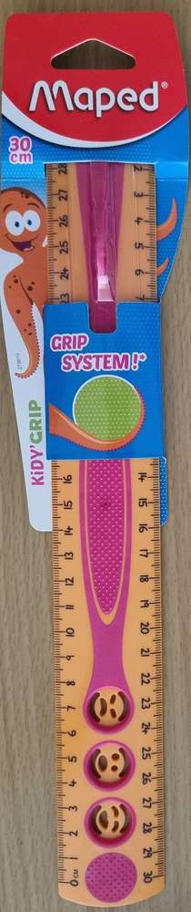 Maped Kidy Grip - Lineal 30 cm, farb. sortiert