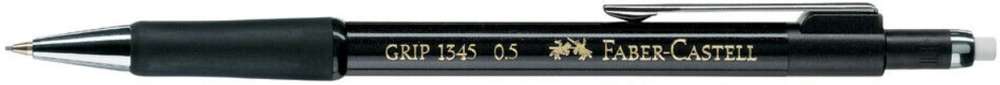 Faber Castell Grip 1345 Druckbleistift schwarz, 0,5mm - B