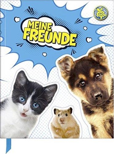 Brunnen Freundebuch Fans of Earth, Hund, Katze, Maus