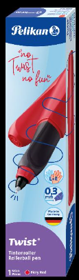 Pelikan Twist Tintenroller Fiery Red , R+L