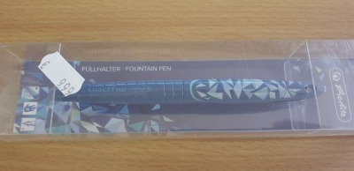 herlitz Füllhalter my.pen, wild blue, Feder M, rechtshänder
