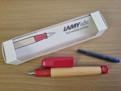 Lamy Schreiblernfüller abc rot - A-Feder - Linkshänder