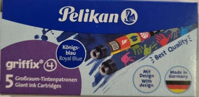 Pelikan Großraumtintenpatrone griffix 4 , königsblau, 5er-Pack