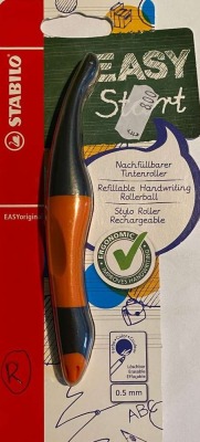 Ergonomischer Tintenroller STABILO EASYoriginal- anthrazit-orange, Rechtshänder