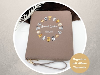 U-Heft Organizer | Familienorganizer | Dokumentenorganizer | Dokumentenmappe | Personalisiert mit