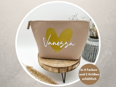 Personalisierte Tasche aus Filz | Kosmetiktasche mit Namen | kleine Tasche | kleines Geschenk für