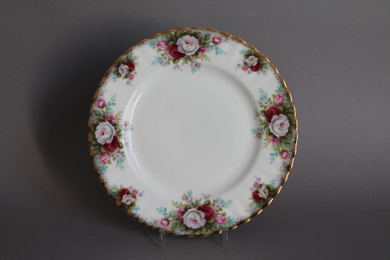 3 Kuchenteller Salat Teller 20,5 cm Celebration Royal Albert Bone China England 2