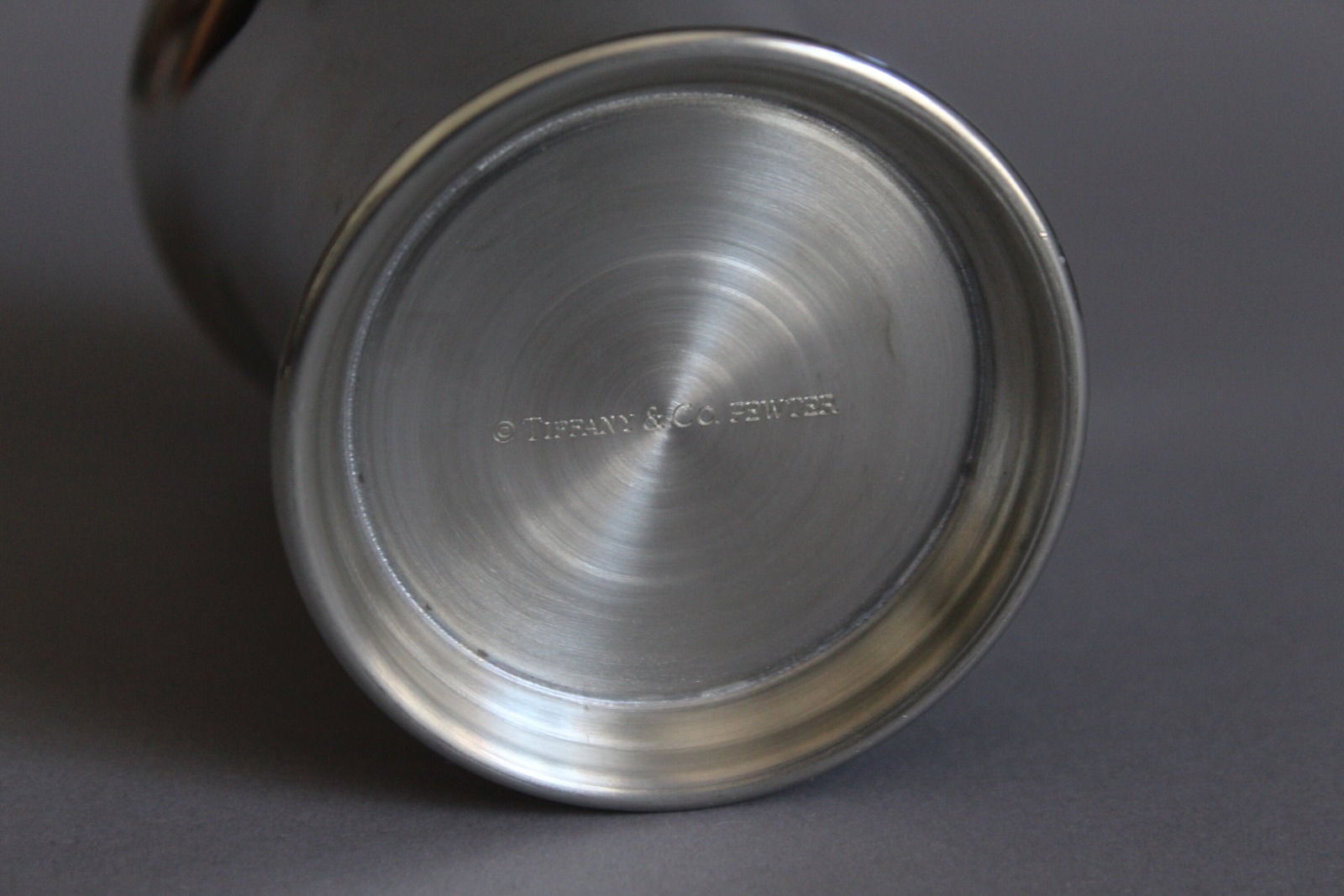 Tiffany &amp; Co Pewter Zinnbecher H 10,2 cm 3