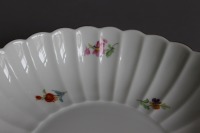 Meissen Streublümchen Fächerschale Schale D 20,5 cm Goldrand 5