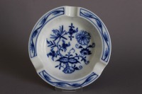 Meissen Zwiebelmuster Porzellan Aschenbecher D 12,5 cm 2