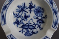 Meissen Zwiebelmuster Porzellan Aschenbecher D 12,5 cm 3