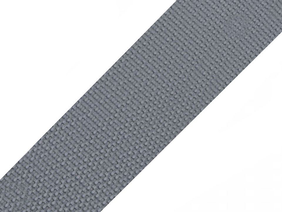 2 m Gurtband 100 EUR/m grau 40 mm breit
