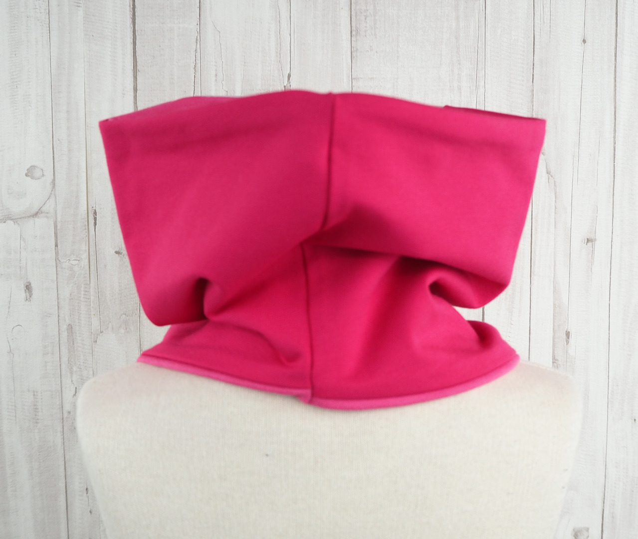 Schlupfschal Sneaker Mädchen pink und rosa - Schal für Kinder mit Turnschuhen und Sternen -