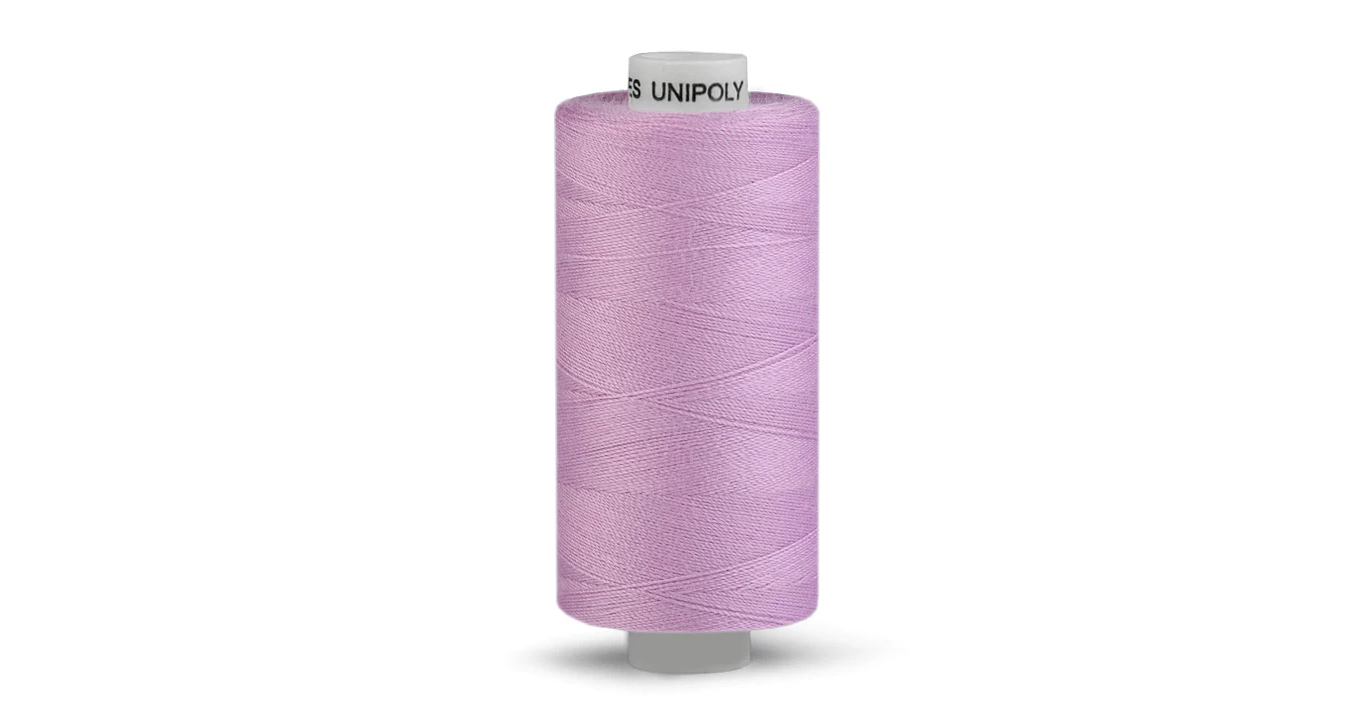 Nähgarn - 0,004 EUR/m - aus Polyester, Unipoly, flieder - Nähmaschinengarn