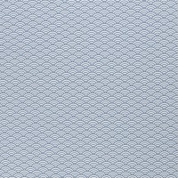 Baumwolle 9,60 EUR/m Muscheldesign rauchblau weiß, Baumwollstoff Kurt Swafing, Stoffe Meterware 2